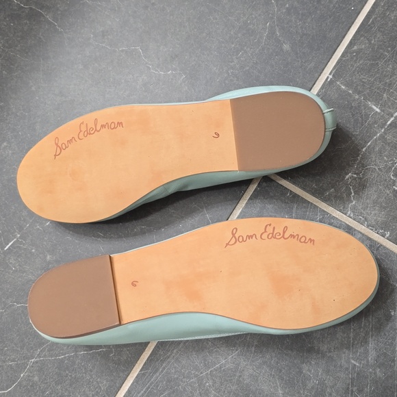 New Sam Edelman Woman's Felicia Luxe Ballet Flats Night Blue 6 - Picture 5 of 8